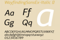 WayfindingSansEx-Italic