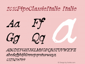 2010PipoClassicItalic