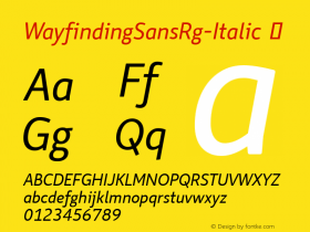 WayfindingSansRg-Italic