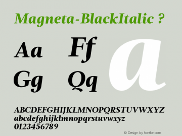 Magneta-BlackItalic