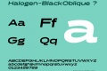 Halogen-BlackOblique