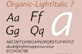 Organic-LightItalic