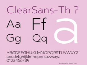 ClearSans-Th