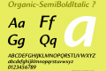 Organic-SemiBoldItalic