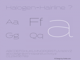 Halogen-Hairline