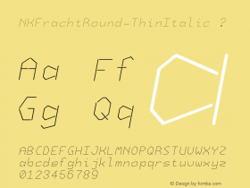 NKFrachtRound-ThinItalic