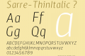 Sarre-ThinItalic