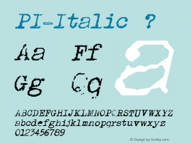 PI-Italic