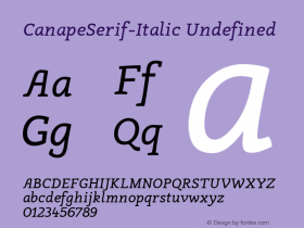 CanapeSerif-Italic