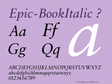 Epic-BookItalic