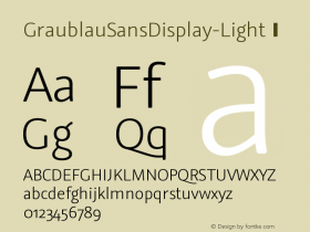 GraublauSansDisplay-Light