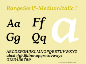 RangeSerif-MediumItalic