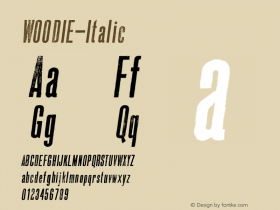 WOODIE-Italic