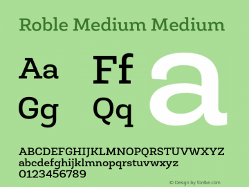 Roble Medium