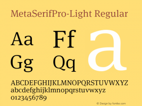 MetaSerifPro-Light