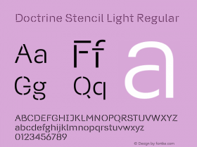Doctrine Stencil Light