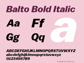 Balto Bold