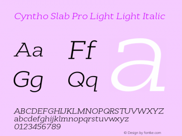 Cyntho Slab Pro Light