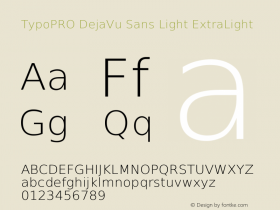 TypoPRO DejaVu Sans Light