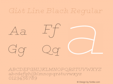 Gist Line Black