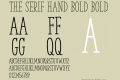 The Serif Hand Bold