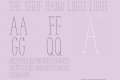 The Serif Hand Light