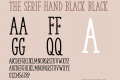 The Serif Hand Black