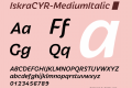 IskraCYR-MediumItalic