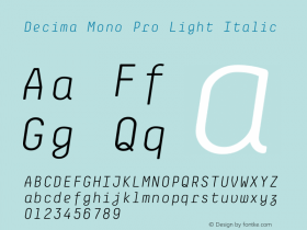 Decima Mono Pro