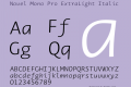 Novel Mono Pro ExtraLight