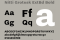 Nitti Grotesk ExtBd