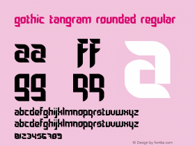 Gothic Tangram Rounded