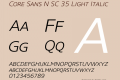 Core Sans N SC 35 Light