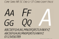 Core Sans NR SC Cnd Lt