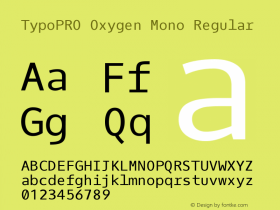 TypoPRO Oxygen Mono