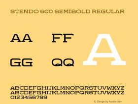 Stendo 600 Semibold