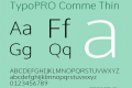 TypoPRO Comme