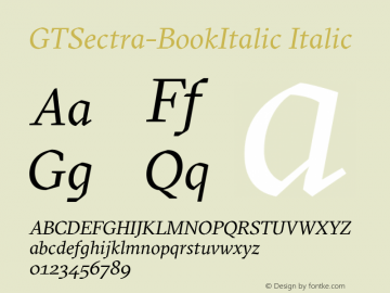 GTSectra-BookItalic