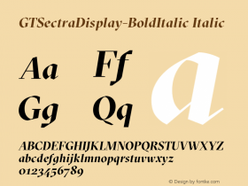 GTSectraDisplay-BoldItalic