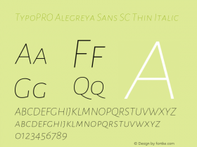 TypoPRO Alegreya Sans SC