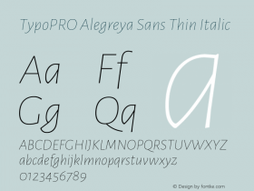 TypoPRO Alegreya Sans