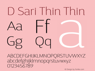 D Sari Thin