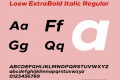 Loew ExtraBold Italic