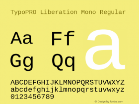 TypoPRO Liberation Mono