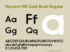 Nanami HM Solid Book