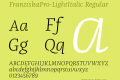 FranziskaPro-LightItalic