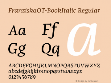 FranziskaOT-BookItalic