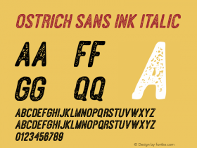 Ostrich Sans Ink