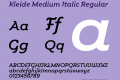 Kleide Medium Italic