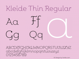 Kleide Thin